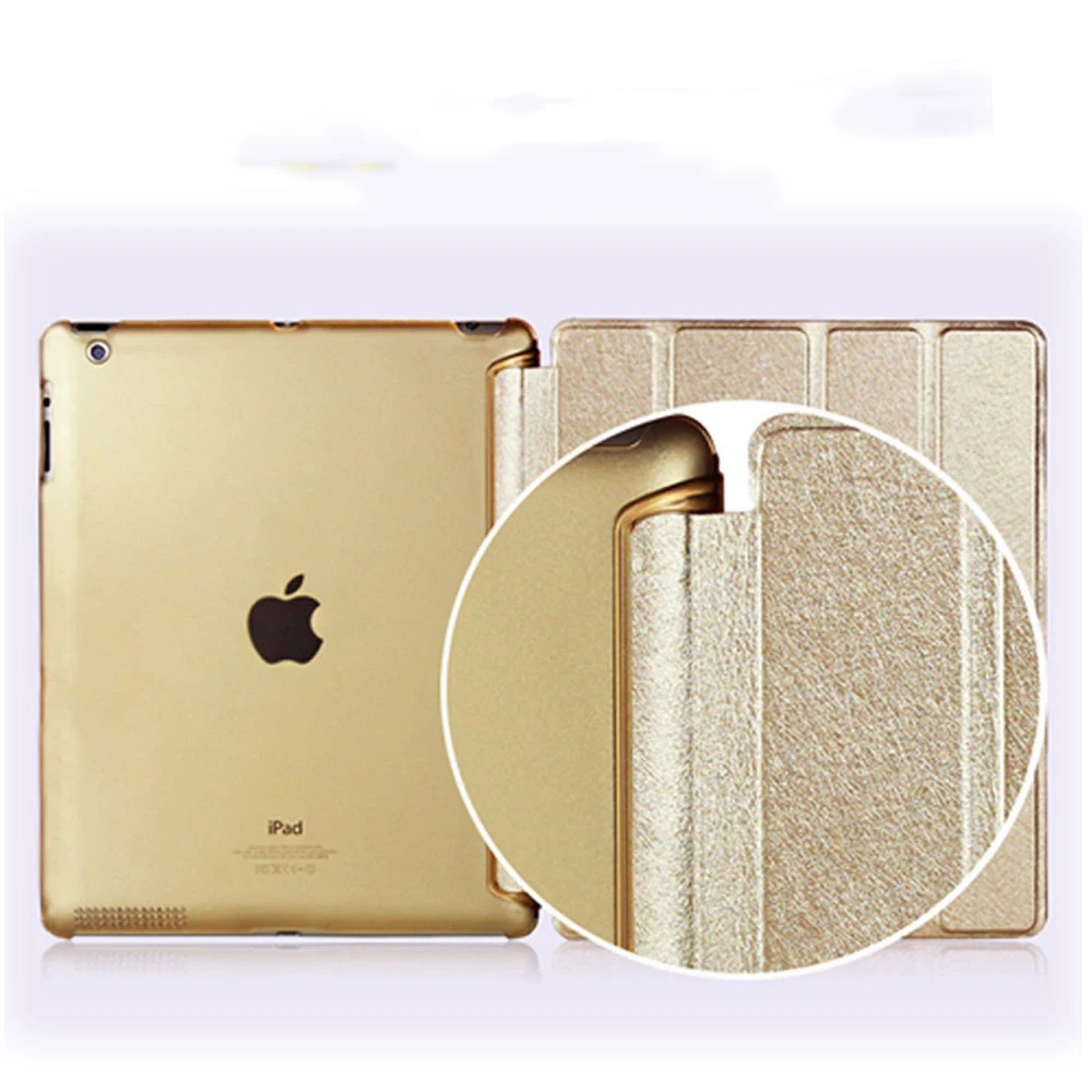 Складываются в три раза Магнитная смарт чехол для iPad 2/3/4 Премиум качество