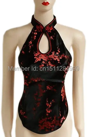 Hot Sale Chinese Sexy Womens Plum Blossom Shirt Top Bellyband Underwear DD003