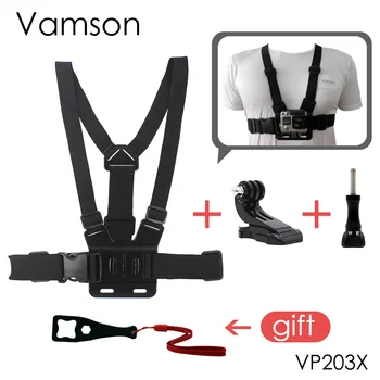 Gopro Accessories Adjustable Chest Strap Belt Body Tripod Harness Mount For Gopro Hero 5 4 3+2 1 SJCAM Xiaomi Yi CameraVP203