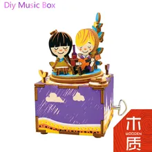 Лидер продаж Подарок Diy Кукольный дом puppenhaus ко дню рождения, миниатюрный дом с мебелью игрушки для детей деревянный ящик игрушки JHZQW070-03