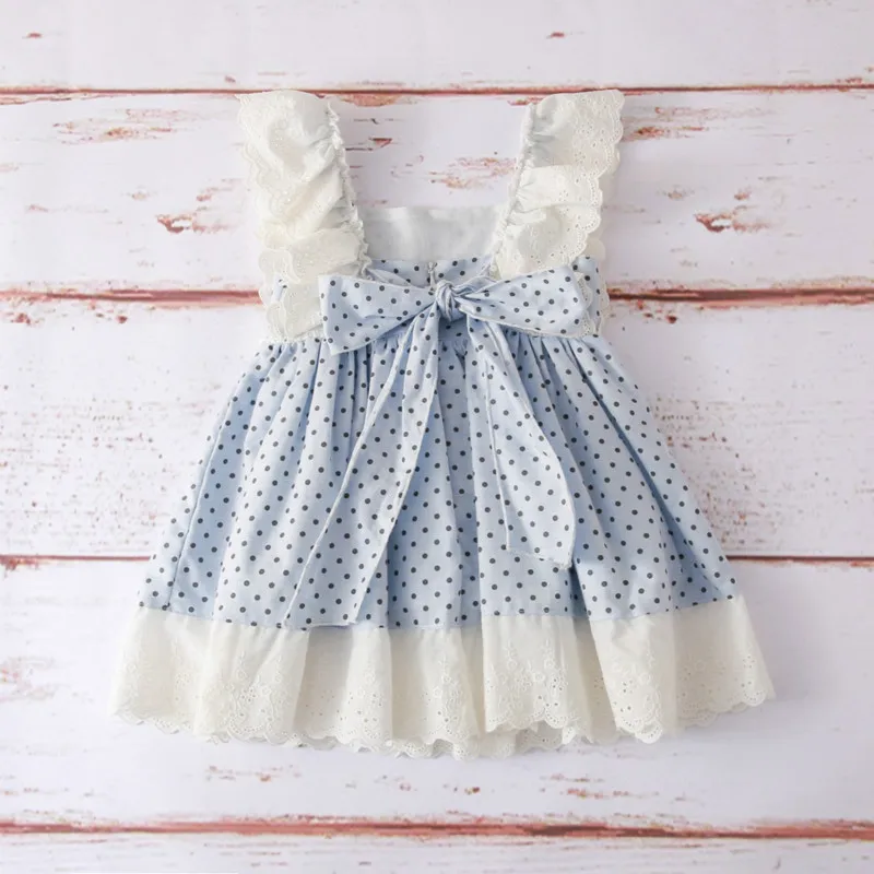 polka dots ,Lace,baby girl clothes ,baby girl dress,baby girl outfit (4)