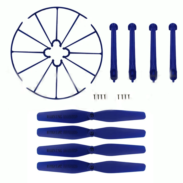 Best Price RC Drone Accessories Set Protector Guard Circle+Landing Gear+Propellers for Syma X5HW X5HC DIY Aircraft Spare Parts Best Price RC Drone Accessories Set Protector Guard Circle+Landing Gear+Propellers for Syma X5HW X5HC DIY Aircraft Spare Parts
