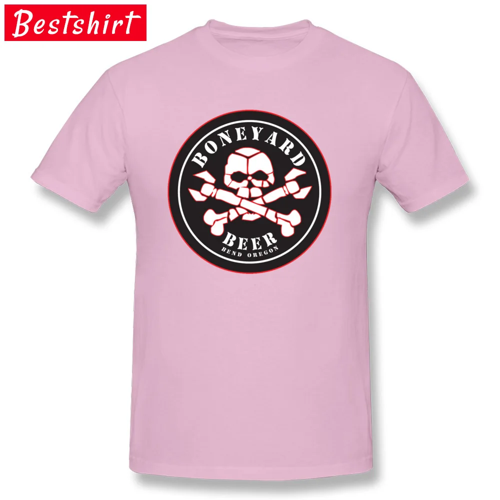 100% Cotton Men Short Sleeve Beer Skull T Shirt Custom Tops Shirt On Sale Hip hop Round Neck Tops & Tees Top Quality Beer Skull  pink