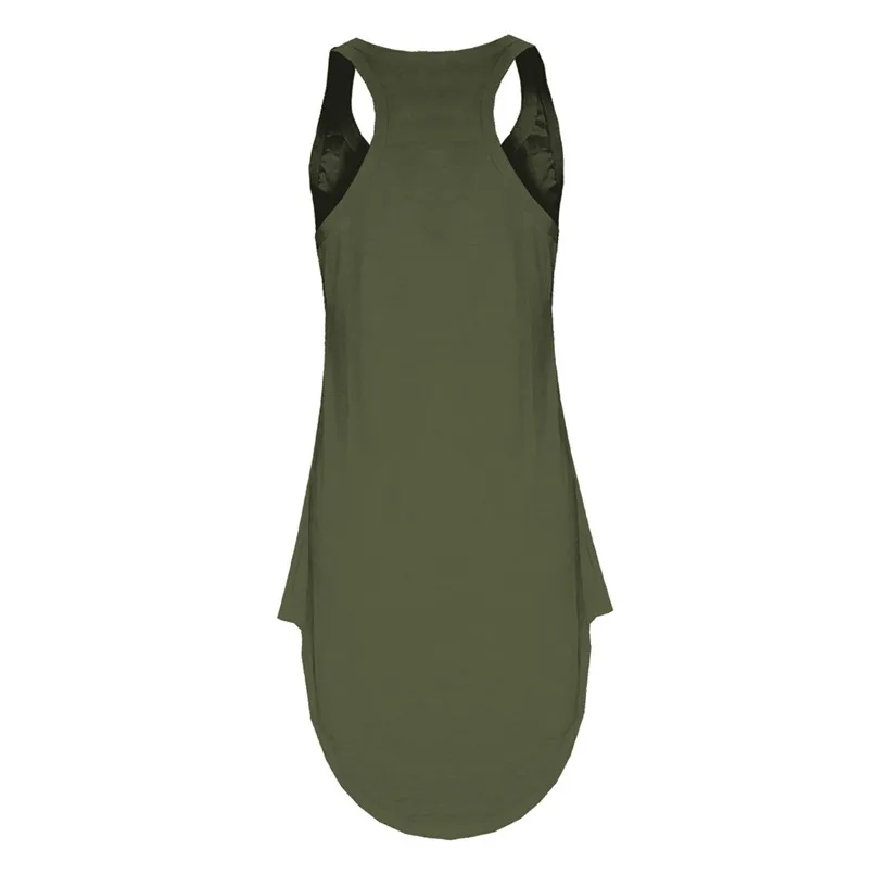 Comfortable Women Summer Sexy Loose Raceback Solid Casual Flare Short Mini Dress Daily Casual Ladies Dress 35AP15 (11)