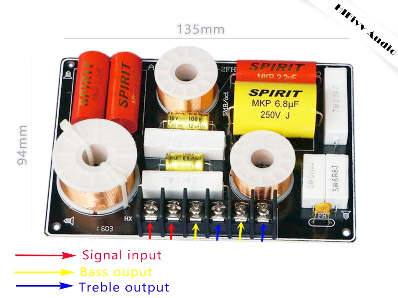 Hifivv аудио динамик аксессуары 2 Частотный делитель автомобильный динамик усилитель Частотный делитель HIFI два частотного делителя