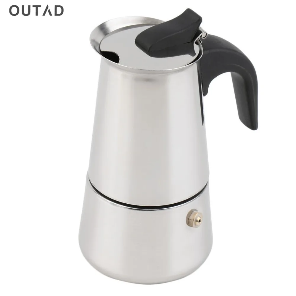 Hot 2/4/6 cups coffee maker  Moka coffee kettle maker/moka pot,Espresso kettles coffee makers pot stainless steel coffee machine