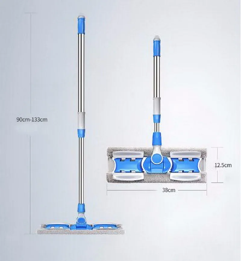 341201/Плоская швабра/конструкция с поворотом на 180 градусов/удобная ручная очистка дома/выдвижной стержень из нержавеющей стали/может быть подвешен