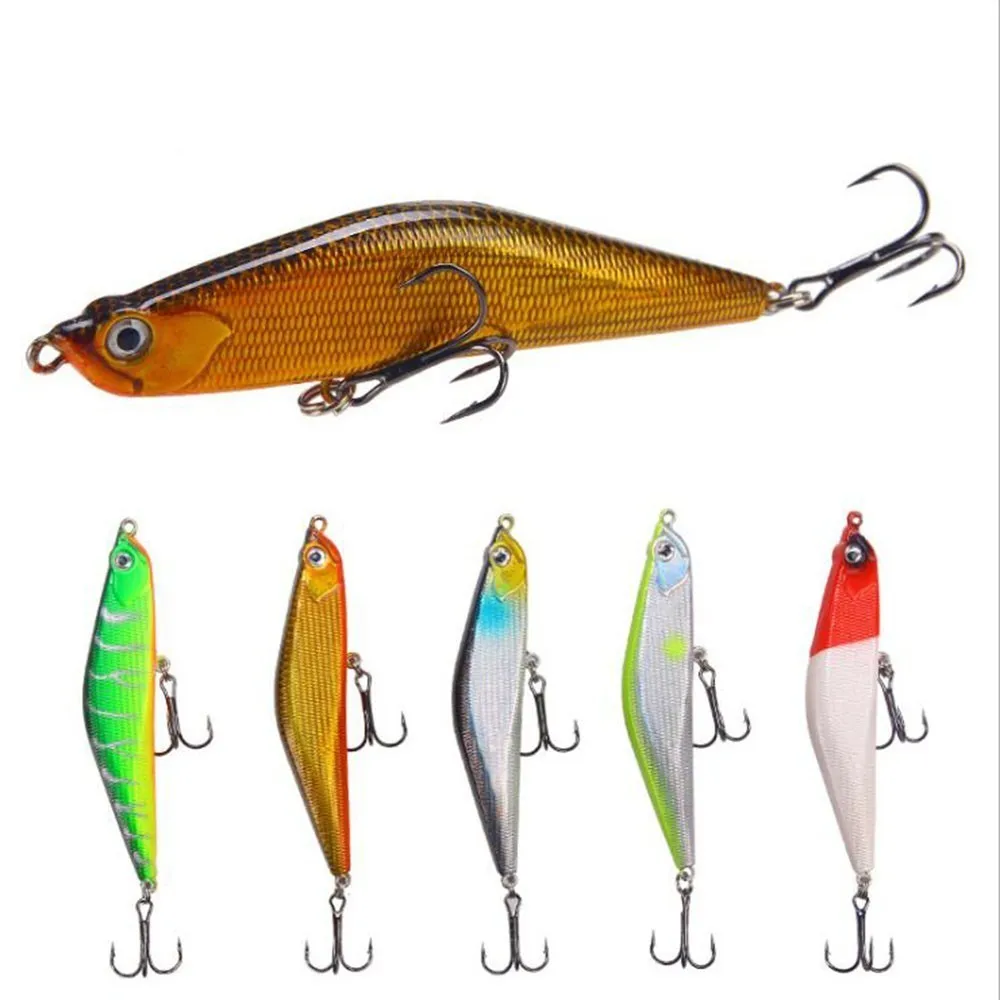  1pcs Fishing lure Pike Bait Minnow 11cm 10.5g Jerkbait Deep Swim Floating Wobblers Crankbait Silico