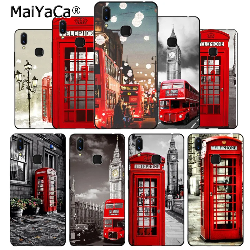 MaiYaCa Multi colored bus london phone booth light Phone