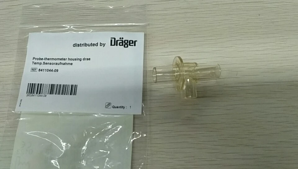 

Drager(Germany) (PN:8411044 )T-piece adapter Connector with hole for temperature sensor for drager baby log 8000 ventilator(New