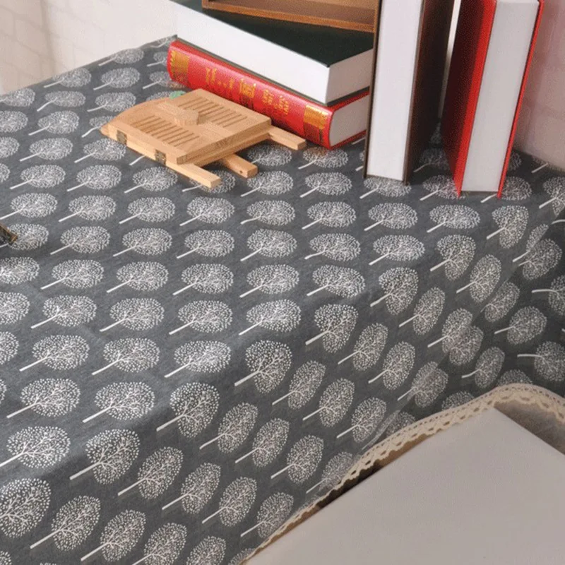 Oilcloth Waves синяя Водонепроницаемая Скатерть прямоугольная скатерть из хлопка и
