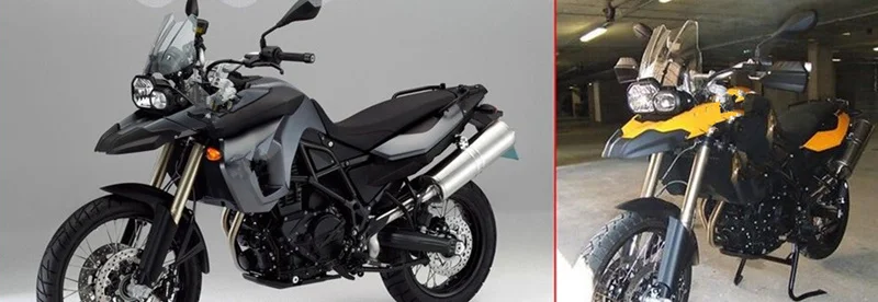 Motorcycle Fender Extender Front Mudguard Extension For BMW F650GS F800 2008-12