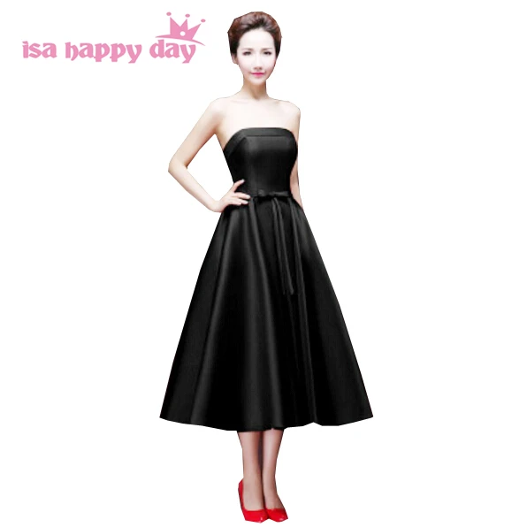 high fashion black dress