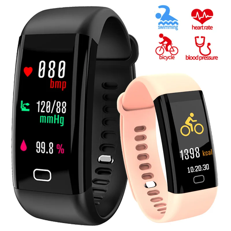 

Smart Band Fitness Braclelet Pedometer Blood Pressure Measurement Pulsometer IP68 Activity Fitness Tracker Watch Sport Smartband