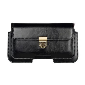 

Case For Lenovo K5/K5 play/K320t/K80/P2/P90 New Men Belt Clip Holster PU Leather Pouch Double waist bag Original Phone Cover