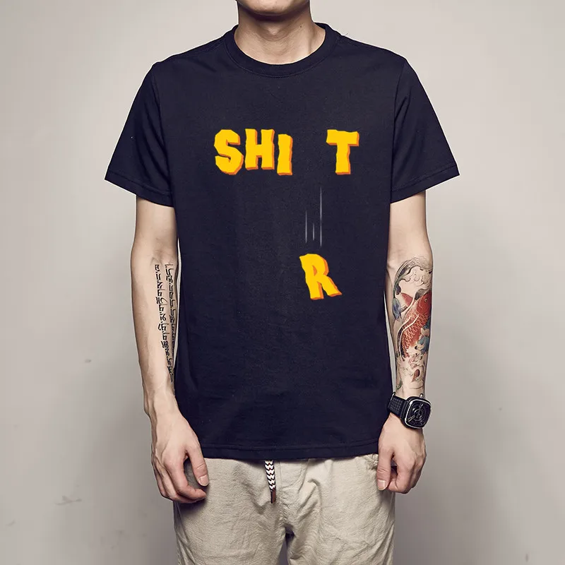 Novelty 100 cotton cool men funny T shirt casual short sleeve sport