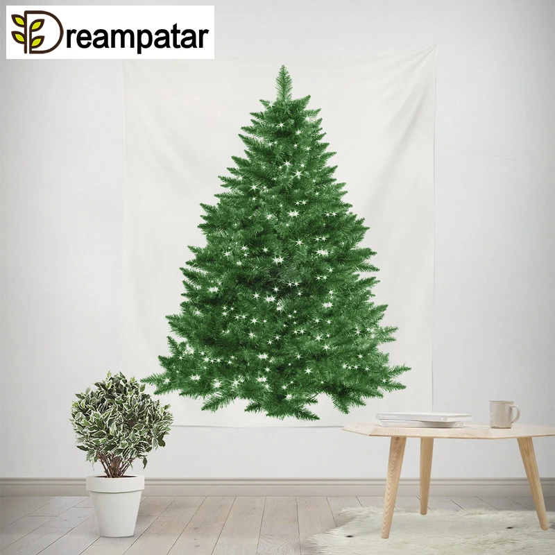 

Green Christmas Tree Print Christmas Wall Decoration Tapestry Multi-Functional Fashion Beach Mat Picnic Cloth ML180A