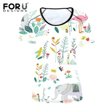 Forudesigns, узор Для женщин Рубашки йоги Йога Топ тренажерный зал женщина Фитнес Топы корректирующие Спортивная футболка Бег женская футболка Dropshipper