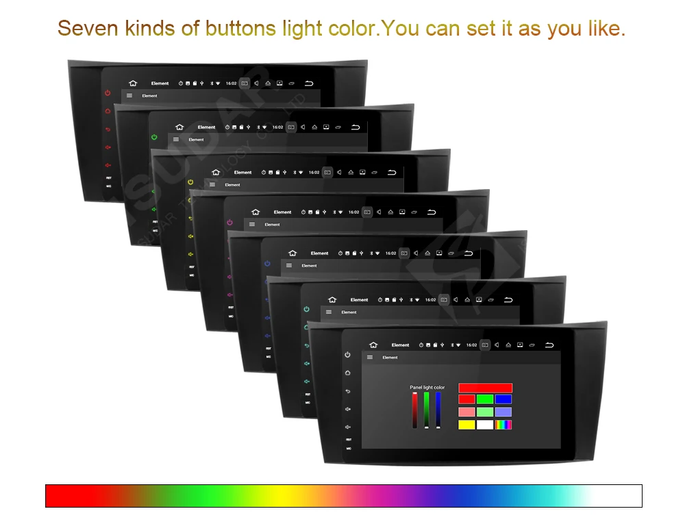 Excellent Isudar Car Multimedia Player dvd automotivo Android 8.0 For Mercedes/Benz/W211/E200/E220/E300 GPS Radio Bluetooth USB DVR DAB 12