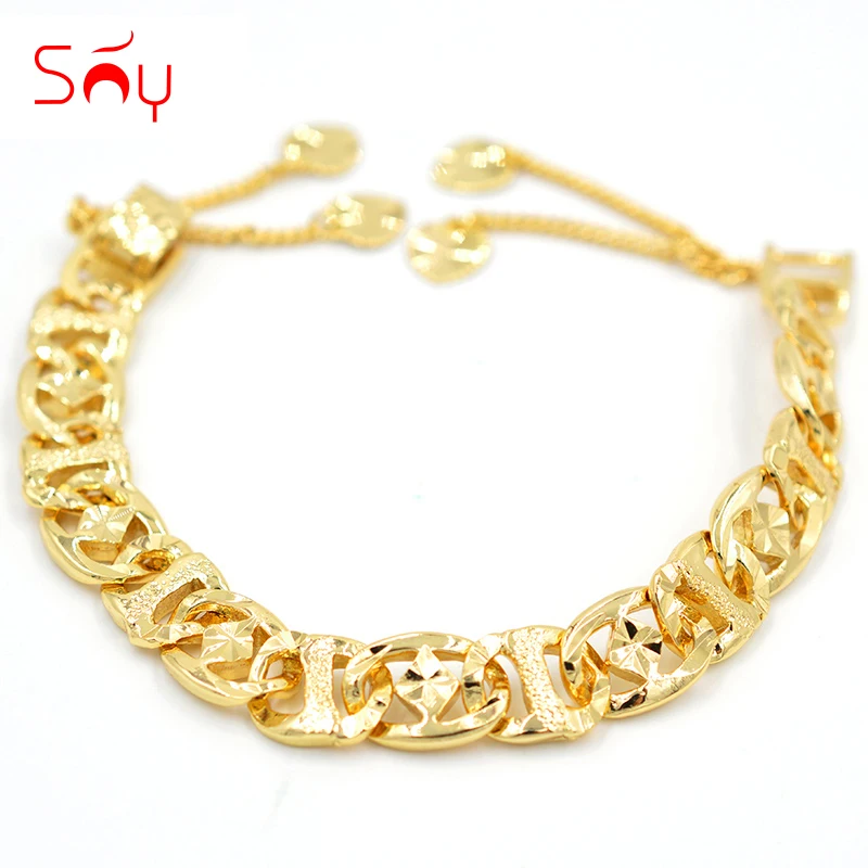 

Sunny Jewelry Fashion Jewelry 2019 Cuff Bracelets Chains For Women High Quality Easy Hook Copper Star For Party Wedding Daily
