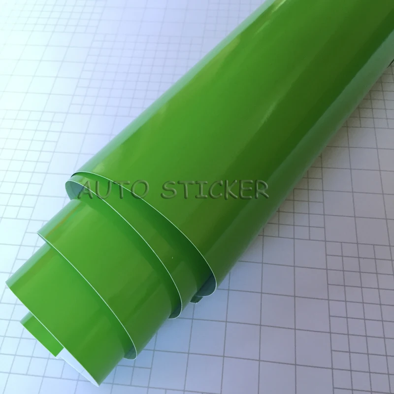 apple green glossy vinyl 1