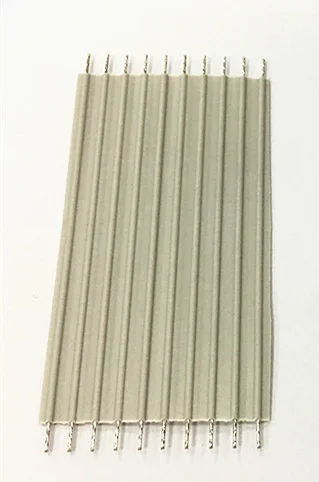 

10pcs 2.54mm spacing Hard grey ribbon cable 10P*50mm 0.1 Square Flat Cable Machine welding line 5CM connecting line Flat Wire