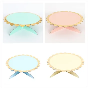 

5 Color Round Cake Stand Pedestal Dessert Holder Cupcake Candy Display Rack Bakeware Birthday Wedding Party Decoration