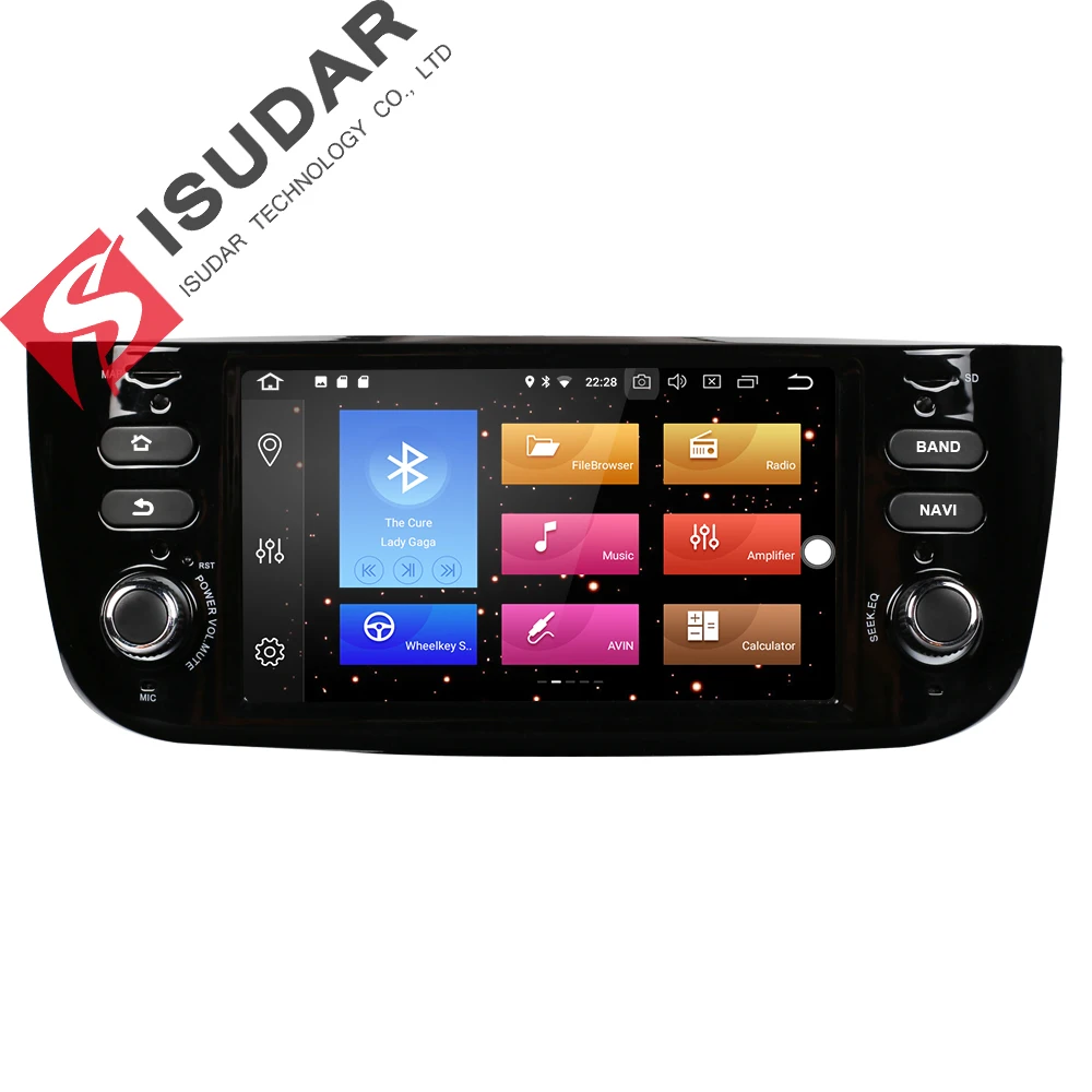 Isudar автомобильный мультимедийный плеер gps Android 8 0 1 Din стерео система автомобиля