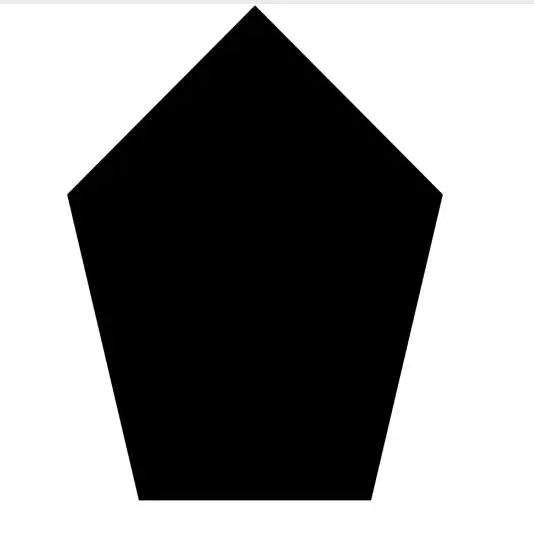 

Clear Acrylic Pentagon