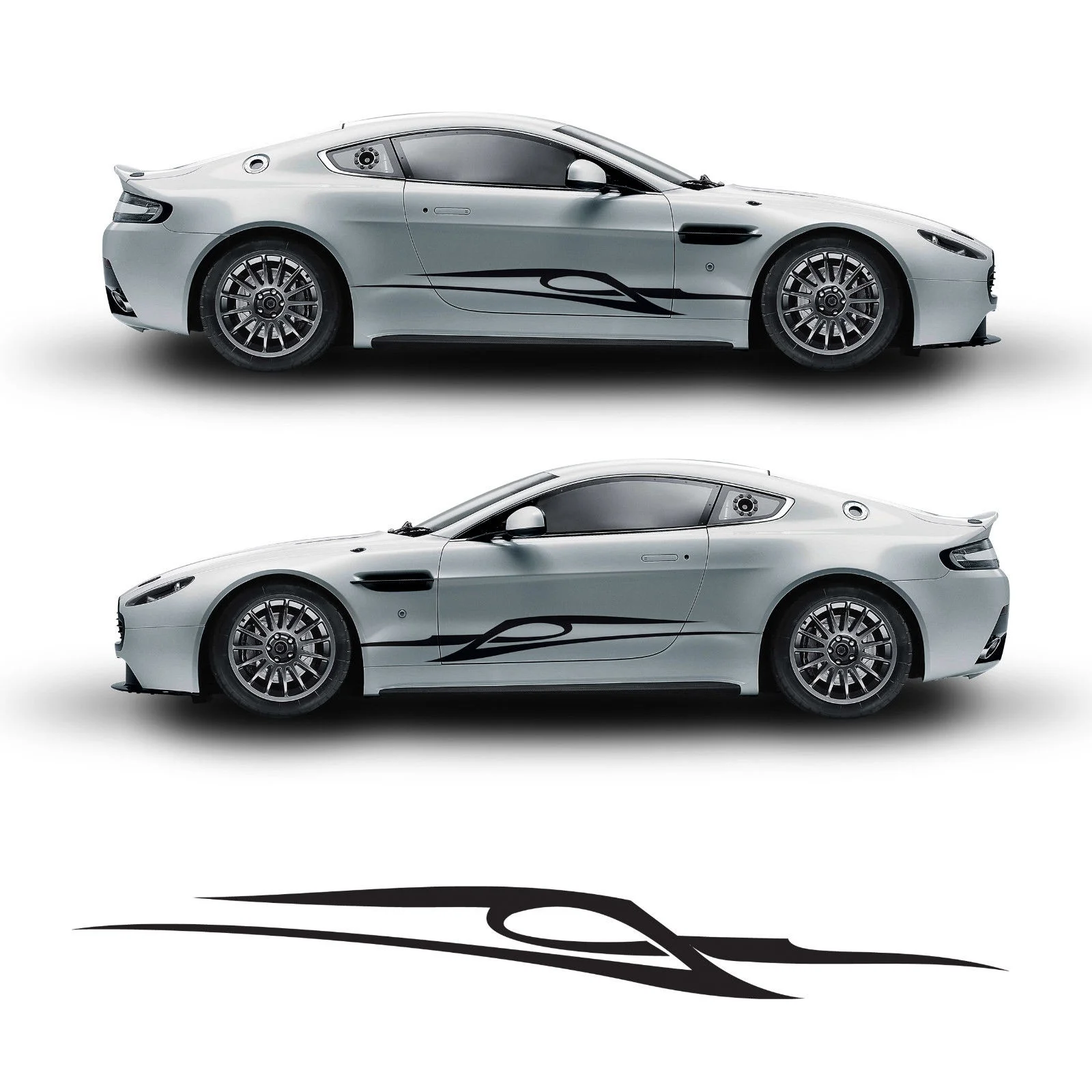 Для 2xSpade вид Племенной сбоку средства ухода за кожей наклейка для Mustang GT Nissan Camaro
