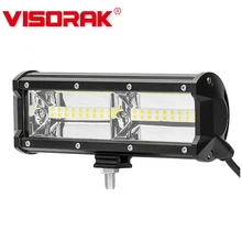 VISORAK 8.5 “108 w LEVOU Barra de Luz de Inundação LEVOU Trabalho Barra de Luz Offroad 12 v 24 v Para Captador 4WD 4×4 ATV UTV SUV Jeep Truck Driving Luz