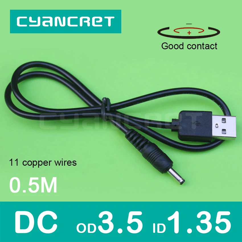 Кабель питания USB 2 0 к DC 3 5 мм x 1 35 м а с поддержкой В или 12 зарядный Соединительный