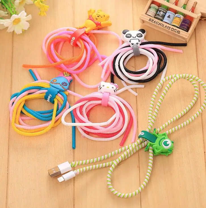 1set Data Line Protection Case coil protective cover for usb charging ...