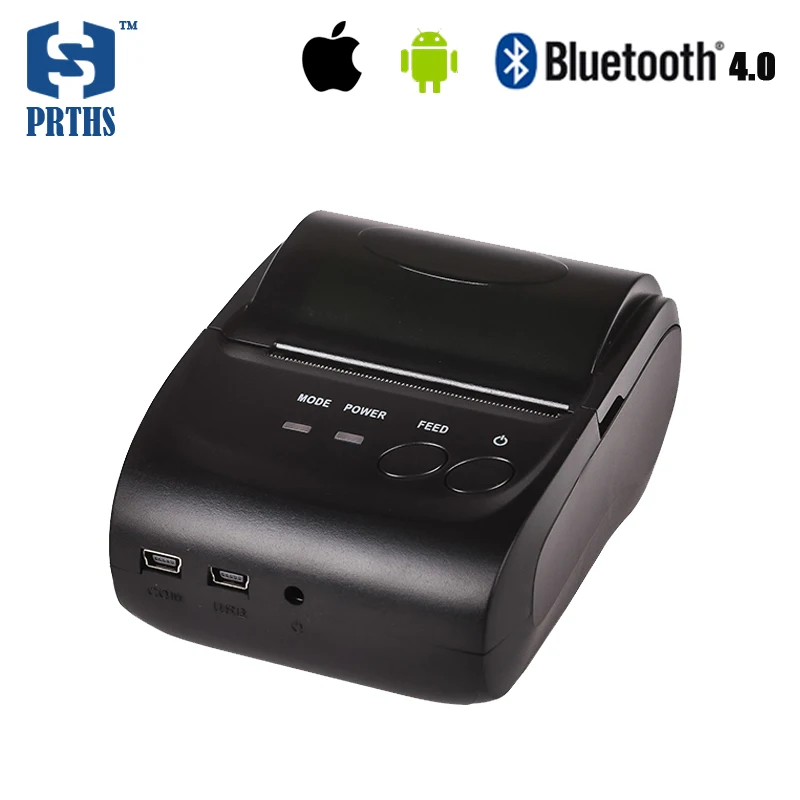 58 мм Bluetooth принтер IOS и Android карман с батареей для мобильного офиса тепловой pos Билл