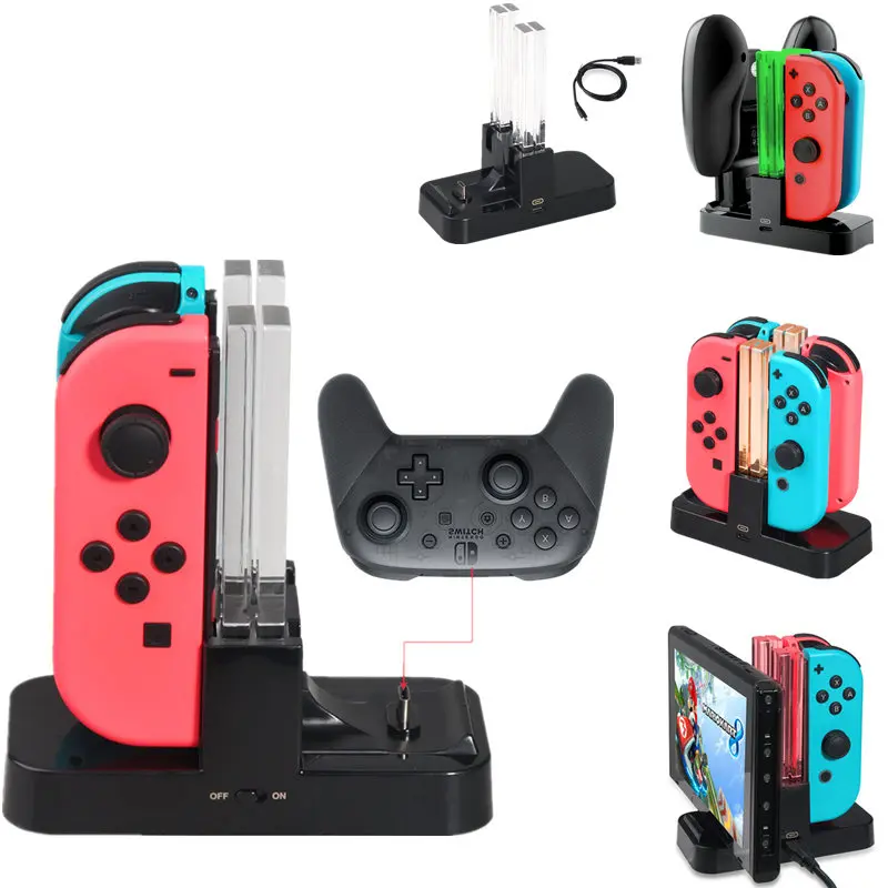 4 joy con charger Clearance