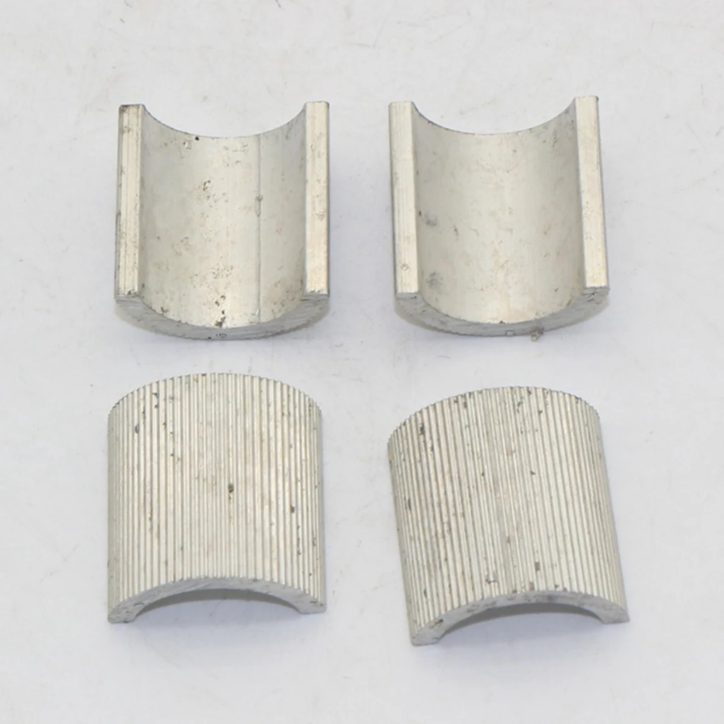 4 Pcs/Set Motorcycle 7/8 Inch to 1 Inch 22cm Handlebar Riser Clamp Conversion Shims Reducer Shells Spacers Dirt Bike Modified