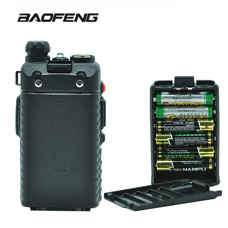 Baofeng UV-5R чехол для аккумулятора черный корпус для портативного радио двухсторонний трансивер рация Baofeng UV-5R UV-5RE