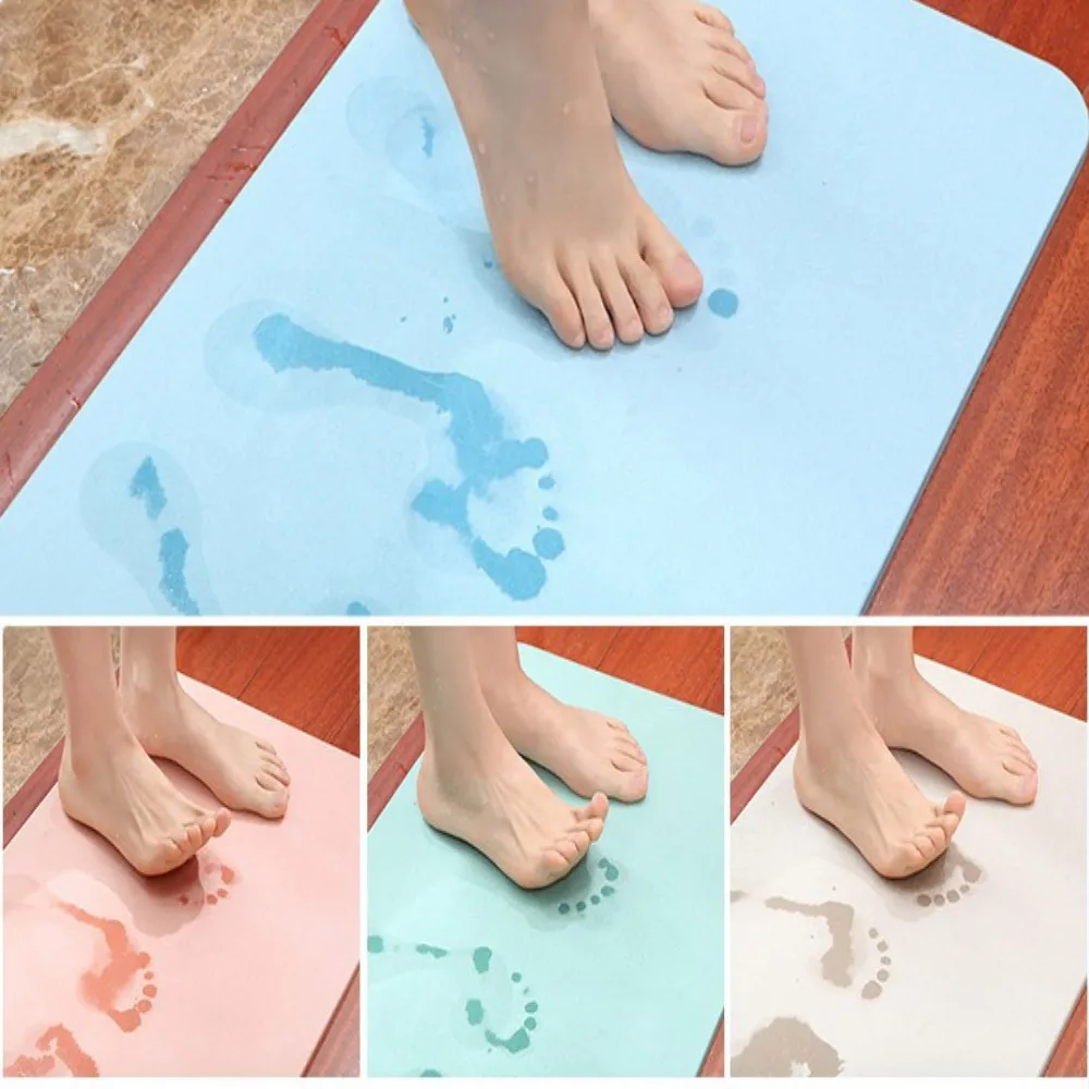 

Diatom Mud Anti-Slip Absorbent Fast Drying Ultra Absorbent Mat Bathroom Mat Bath Mats Kitchen Door Floor Mat Memory Foam13.1#30