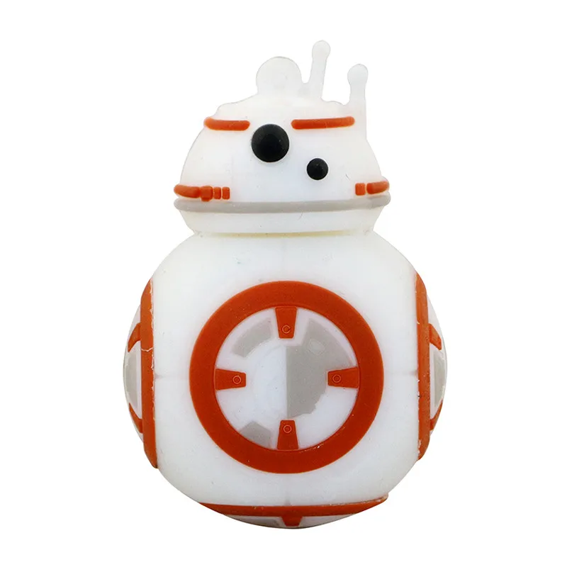 Usb флеш-накопитель, 64 ГБ, Звездные войны, BB-8, флеш-накопитель, 32 ГБ, флешка, 16 ГБ, 8 ГБ, 4 Гб, Usb 2,0, мультяшный робот, карта памяти, накопитель, мини usb-накопитель