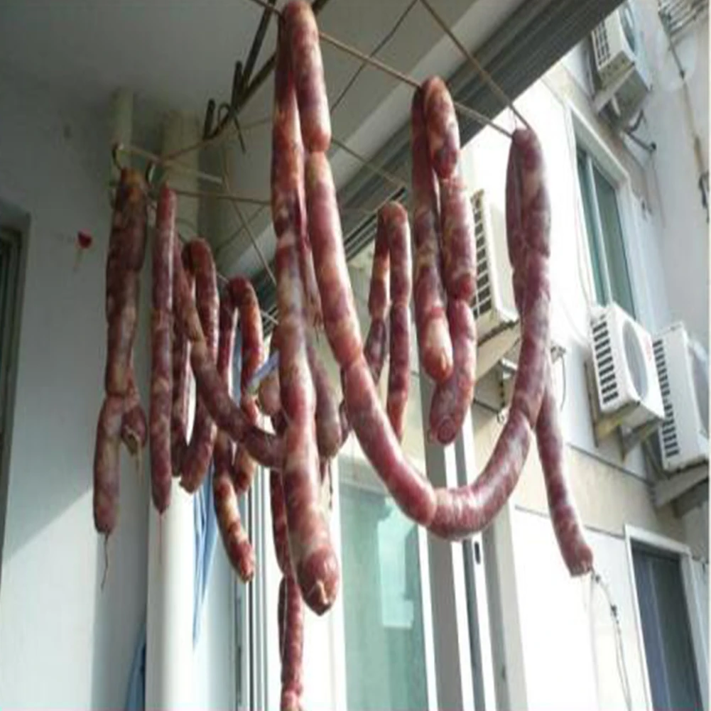 Sausage Stuffer BBQ Casings Packing Tools 8Pcs Length 70cm Sausage Casing Packing Tools Width 15mm for Sausage Meat Poultry Inedible Casings