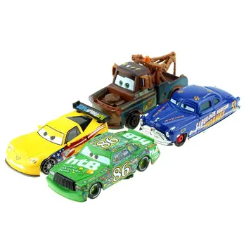 

Disney Pixar Cars Doc Hudson Mater Chick Hicks 1:55 Scale Diecast Metal Alloy Modle Toys For Children Gifts Cartoon Moviess Cars