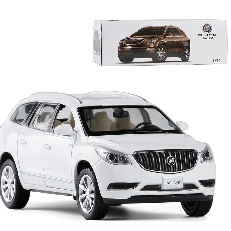 

JK 1:32 Buick Enclave SUV Pull Back Toys Diecast Model Car