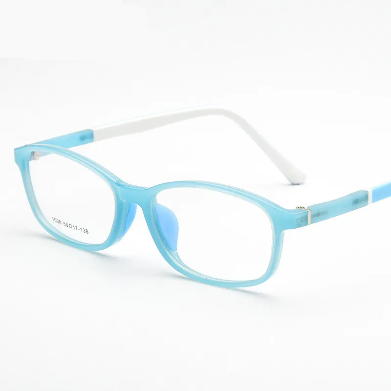 

50-17-138 TR90 Square Eyeglasses Myopia Spectacle Students Fashion Prescription Glasses Frame For Kids Unisex