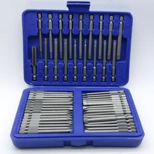 50 шт./компл. CR-V Quick Release отвертка бит L75mm держатель безопасности набор Бит Torx шестигранные Pozidrive бит