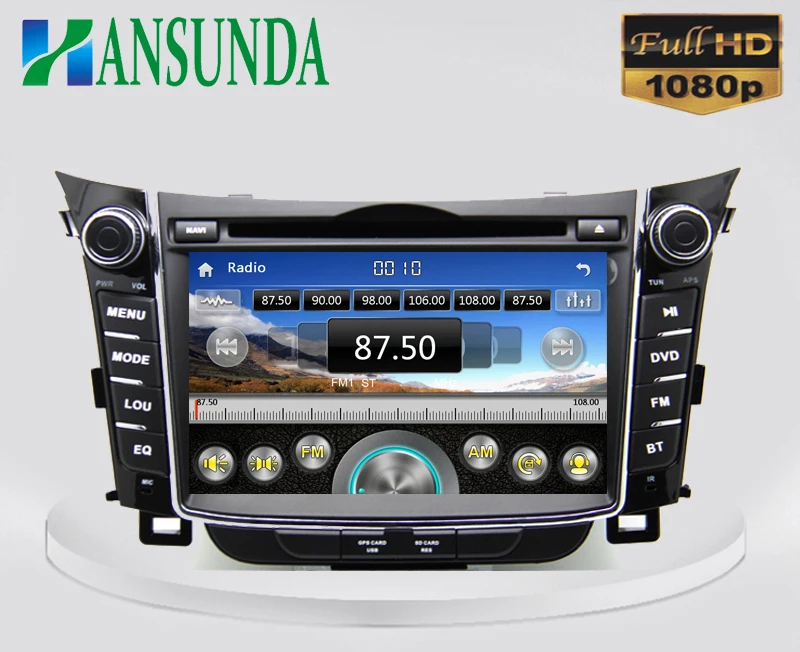 7 дюймовый автомобильный dvd плеер для HYUNDAI I30 2010 2014 с 3G Хост радио GPS навигация RDS