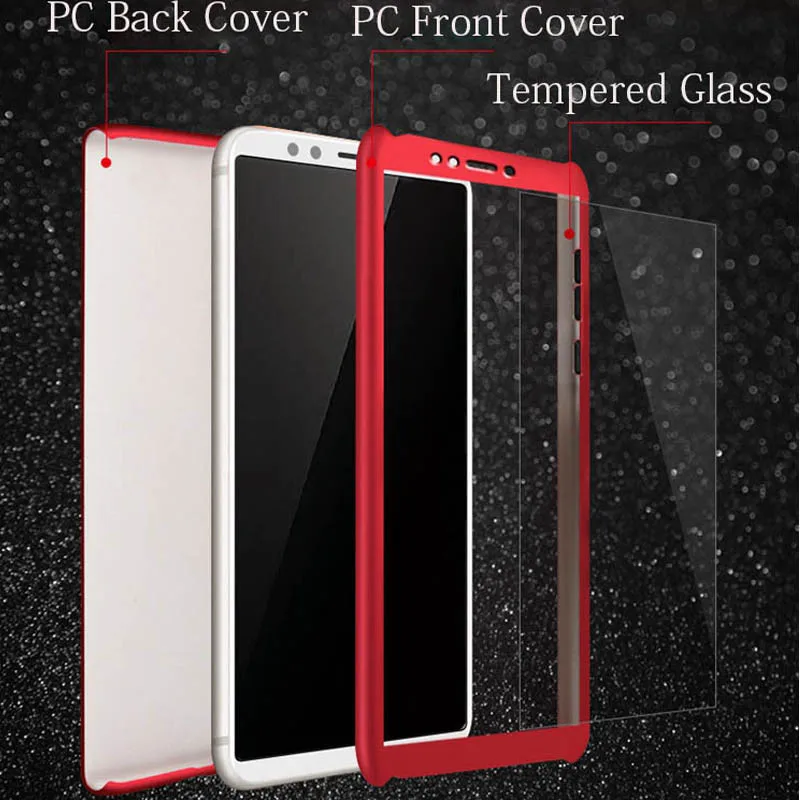 360 hard full case cover for Xiaomi Redmi note 5 pro  02