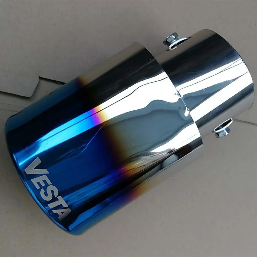 

VESTA 2015-2018 Exhaust Rear Pipe Stainless Steel Exhauster Tail Pipe Muffler Car Tail Exhaust Pipe for LADA VESTA 2018