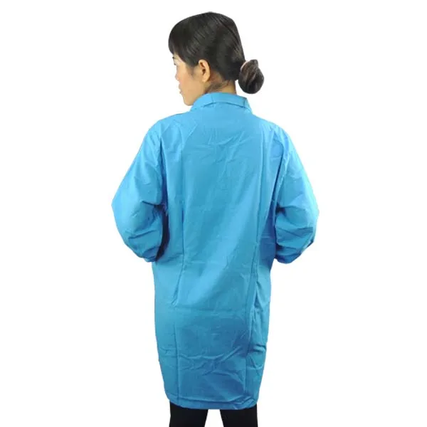 DSEGO синий цвет хлопок от электростатического разряда, Антистатическая лабораторная куртка рабочий халат ESD рабочая одежда для аварийных ситуаций с антистатический браслет и антистатические перчатки
