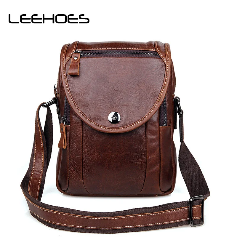 

2017 New Arrival High Quality Messenger Ipad Bag Men's Tote Genuine Cowhide Leather Bags Zipper Compartment Small Bag CrossBody