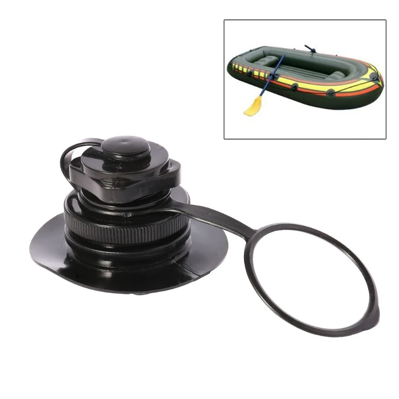 

Air Valve Caps Screw For Inflatable Boat Fishing Boats Raft Airbed Outdoor Black